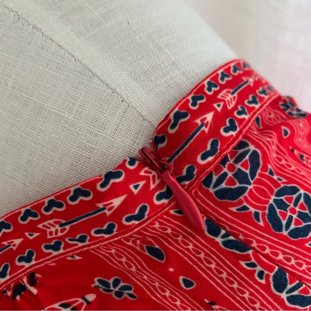 Spell Gypsiana Red Paisley Maxi Skirt - Picture 6 of 9